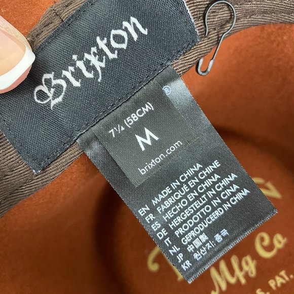 Brixton Rust Fedora Hat - Picture 11 of 12